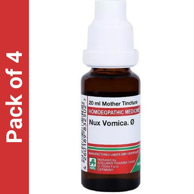 ADEL Nux Vomica Q Mother Tincture(4 x 20)