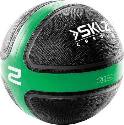 53% OFF on SKLZ Chrome Medicine Ball(Weight: 0.9 Kg, Green, Black)
