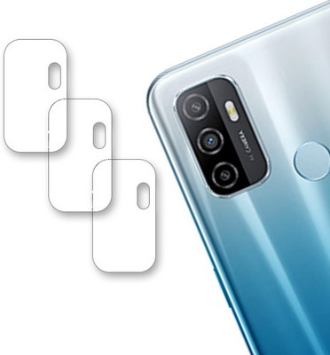 SOMTONE Back Camera Lens Glass Protector for Oppo A53(Pack of: 3)