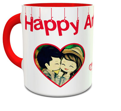 BlueBells Gifting BB_M_IR Ceramic Coffee Mug(350 ml)
