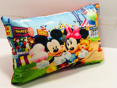 RP Fashion Store Micky Mouse Polyester Fibre Toons & Characters Sleeping Pillow Pack of 1(Multi005)