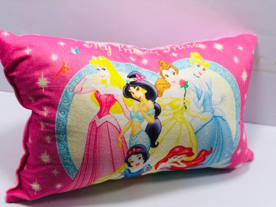 Blexos Microfibre Toons & Characters Sleeping Pillow Pack of 1(Pink)