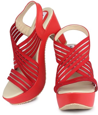 Sonakey Women Heels(Red , 8)