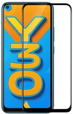 ECMERED Edge To Edge Tempered Glass for VIVO Y30/Y50(Pack of 1)