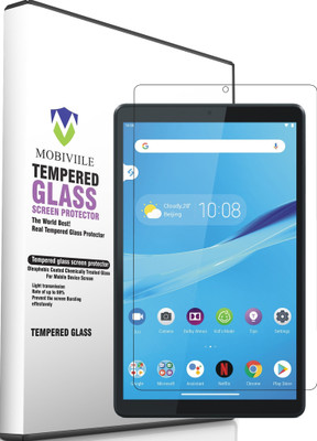 MOBIVIILE Edge To Edge Tempered Glass for Moto Tab G20 8 inch(Pack of 1)