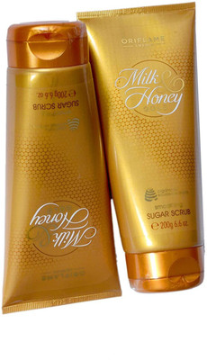 Oriflame honey & milk sugar scrub Scrub(200 ml)