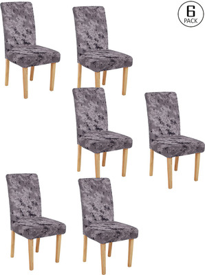 Flipkart SmartBuy Polyester Abstract 1 Seater Chair Cover(Grey Pack of 6)