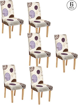 Flipkart SmartBuy Polyester Polka 1 Seater Chair Cover(Multicolor Pack of 6)