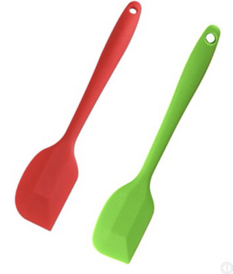Rozatech 2 PCS Big Size Full Silicone Cooking Spatula Non-Stick Spatula(Pack of 2)