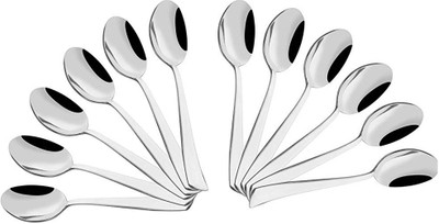 PROJAIN STEEL Stainless Steel Pack of 12 Heavy gauge Table Spoon Set Stainless Steel Cutlery Set(Pack of 12)