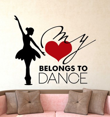 Littlebuds 75 cm My Love Dancing Removable Sticker(Pack of 1)