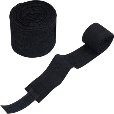 HARHIM 2.5 M Cotton Bandage Boxing Wrist Bandage Hand Wrap Wrist Support (1 Pair) Wrist Support(Black)