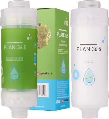 plan 36.5 Premium Vitamin C Korean Shower Filter for Bathroom Shower (Green Grape+Deluxe)(Matte Finish)