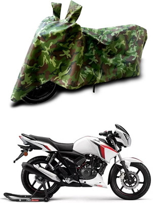 SEBOMGO Waterproof Two Wheeler Cover for TVS(Green, Multicolor)