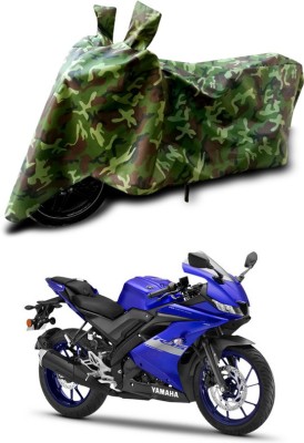 MMSSTAR Waterproof Two Wheeler Cover for Yamaha(Green)