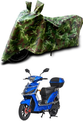 SEBOMGO Waterproof Two Wheeler Cover for Avon(Green, Multicolor)