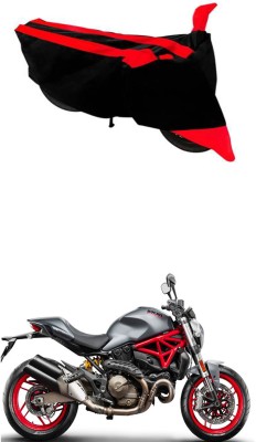 RONISH Two Wheeler Cover for Ducati(Monster 82, Black, Red)