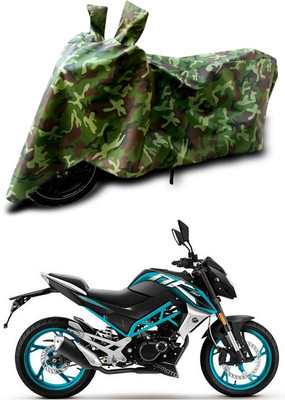 SEBOMGO Waterproof Two Wheeler Cover for Universal For Bike(Green, Multicolor)