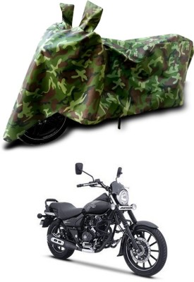 SEBONGO Two Wheeler Cover for Bajaj(Green, Multicolor)