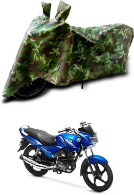 SEBONGO Two Wheeler Cover for TVS(Green, Multicolor)