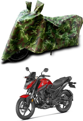 SEBOONGOO Two Wheeler Cover for Honda(Green, Multicolor)