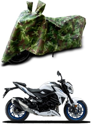 ANTHUB Two Wheeler Cover for Suzuki(GSX, Green)