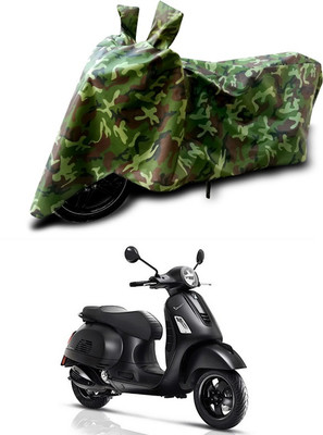 THE REAL ARV Waterproof Two Wheeler Cover for Vespa(Green, Multicolor)