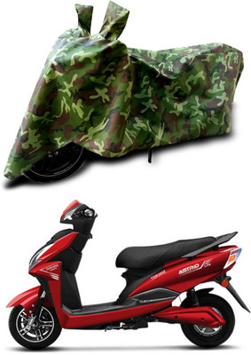 SEBOMJO Two Wheeler Cover for Universal For Bike(Green, Multicolor)