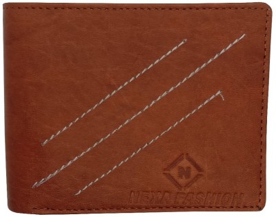 NEXA FASHION Men Casual Brown Genuine Leather Wallet(3 Card Slots)