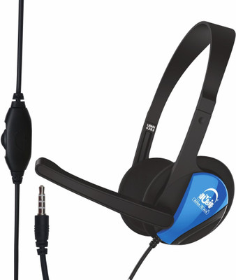 U&i Gamer Series with Volume Control Wired Headphone Wired Headset Gaming Headphone(Blue, On the Ear)