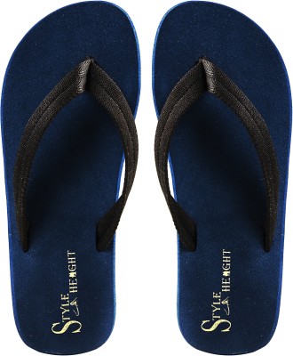 STYLE HEIGHT Men Flip Flops(Blue , 10)