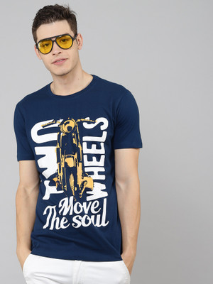 JUST DRESS BETTER Typography Men Round Neck Multicolor T-Shirt
