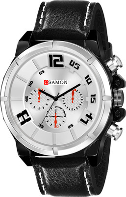 Csamon Csamon_12_Black white dial Designer Fashion Wrist Analog Watch  - For Men