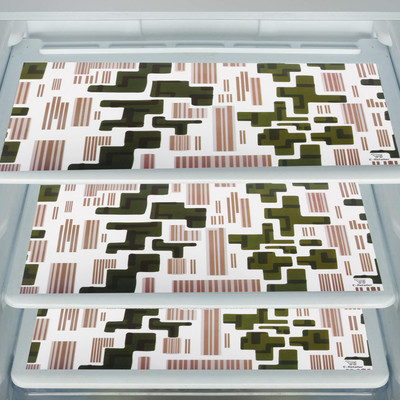 E-Retailer Fridge Mat(Width: 29 cm, Green)