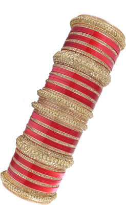 Zulka Get Your Traditions Plastic Zircon Chudas(Pack of 50)