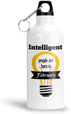 Furnish Fantasy 600 ml Aluminium Sipper(Pack of 1, White)