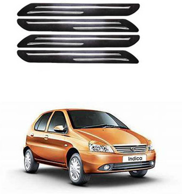 APICAL Silicone Car Bumper Guard(Black, Pack of 4, Tata, Indica)