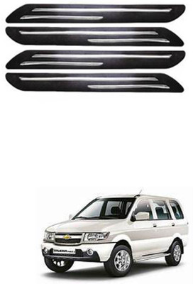 APICAL Silicone Car Bumper Guard(Black, Pack of 4, Chevrolet, Tavera)