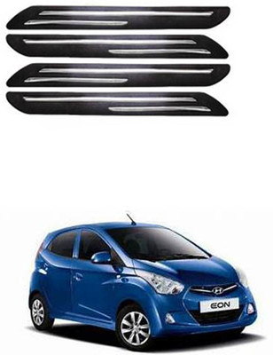 APICAL Silicone Car Bumper Guard(Black, Pack of 4, Hyundai, Eon)