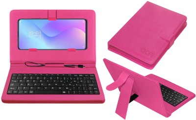 ACM Keyboard Case for Mi 9T Pro(Pink, Cases with Holder, Pack of: 1)