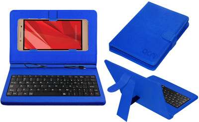 ACM Keyboard Case for Iball Andi 5.5h Weber 4g(Blue, Cases with Holder, Pack of: 1)