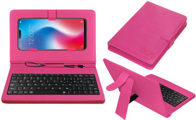 ACM Keyboard Case for Vivo V9 Youth(Pink, Cases with Holder, Pack of: 1)