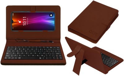 ACM Keyboard Case for Coolpad Cool 5(Brown, Cases with Holder, Pack of: 1)