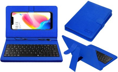 ACM Keyboard Case for Micromax N11(Blue, Cases with Holder, Pack of: 1)