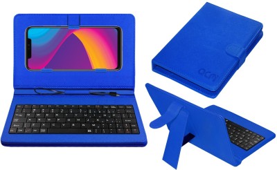 ACM Keyboard Case for Panasonic Eluga X1(Blue, Cases with Holder, Pack of: 1)