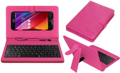 ACM Keyboard Case for Asus Zenfone 2 Laser ZE550KL(Pink, Cases with Holder, Pack of: 1)