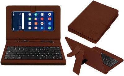 ACM Keyboard Case for Meizu 16th(Brown, Cases with Holder, Pack of: 1)