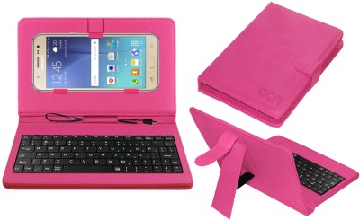 ACM Keyboard Case for Samsung Galaxy J7 - 2015(Pink, Cases with Holder, Pack of: 1)