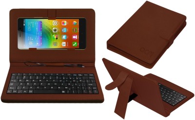 ACM Keyboard Case for Lenovo K3 Note(Brown, Cases with Holder, Pack of: 1)