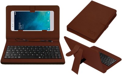 ACM Keyboard Case for Lava Z25(Brown, Cases with Holder, Pack of: 1)